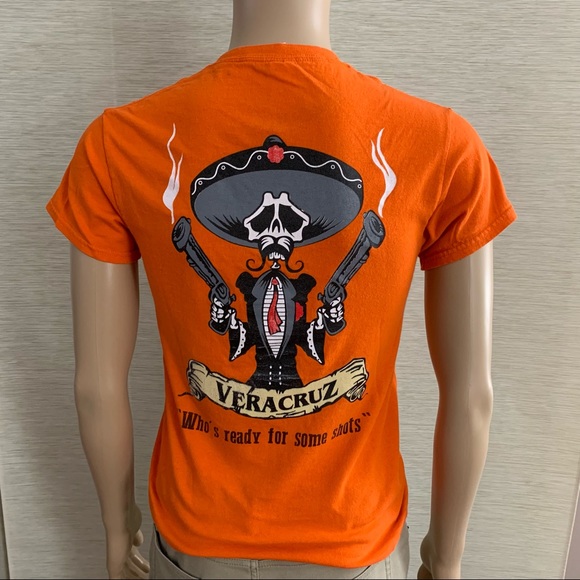 Funny Shots Drunk graphic tee - Day of the Dead - size Small - Picture 2 of 8